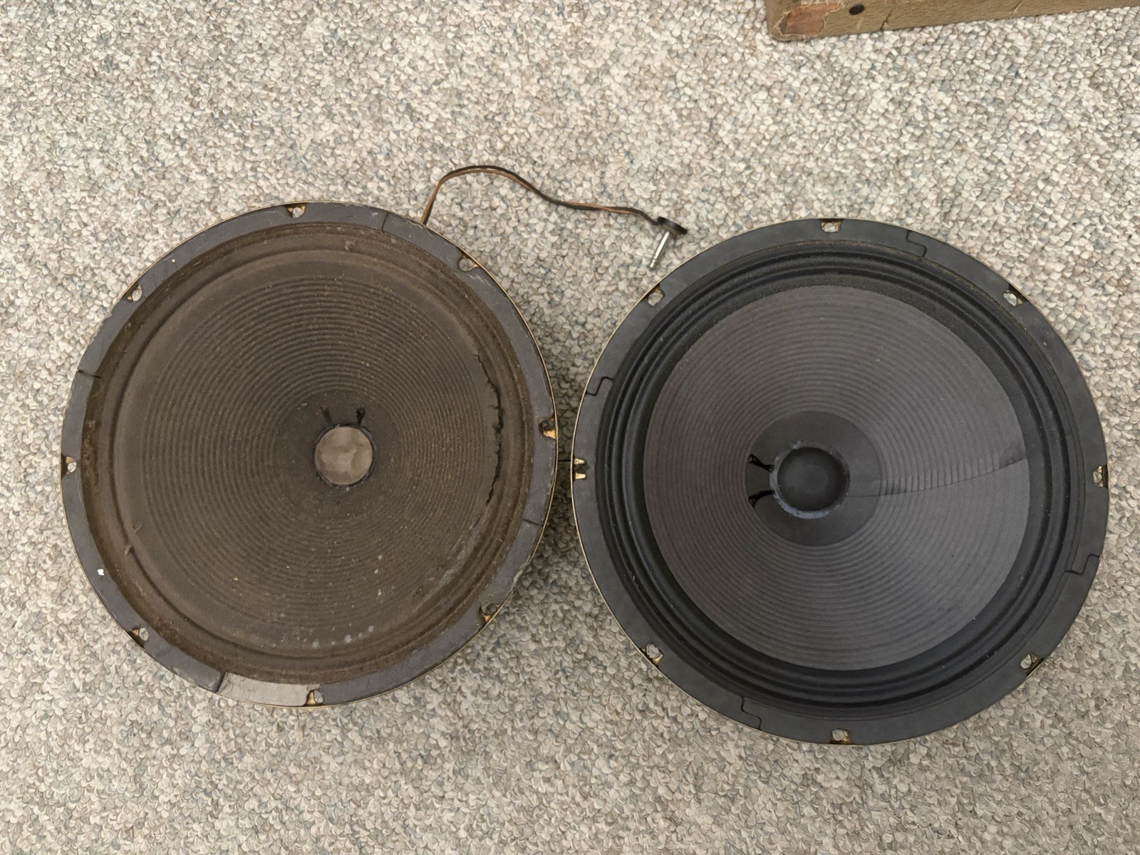 Pair of Vintage 12?? 1968 Oxford 12T6-9 Speakers for Fender Guitar Amp Amplifiers