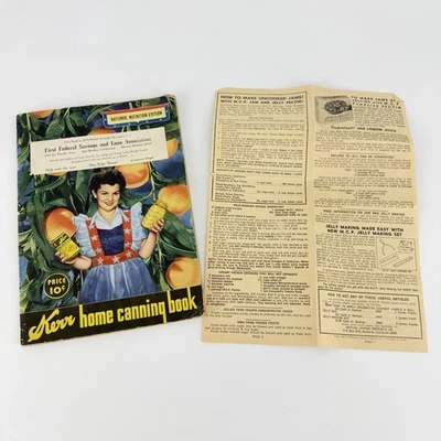 1943 Kerr Home Canning Book Food Preservation Recipes WWII Food Victory Garden - Image 1 of 4