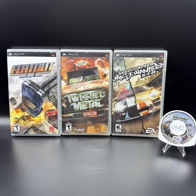 PSP Racing Lot 4 - FlatOut Head On, Twisted Metal, NFS Most Wanted, & MotorStorm