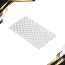 8" x 4" 304 Stainless Steel Perforated Sheet 0.12" Hole 19GA Expanded Metal Mesh