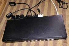 StarTech.com 8 Port 1U Rack Mount DVI USB KVM Switch SV831DVIU With Extras Used 