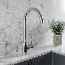 Chrome Single Lever Monobloc kitchen Mixer Tap - Enza Tamara TAMSLCHR