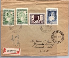 BH _GOLDPATH: Belgium cover 1951 to USA registered BH012_P01