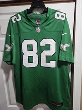 New Nike Mike Quick #82 Philadelphia Eagles Kelly Green Jersey Men's Sz L $130