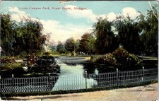 1912, Antoine Campau Park, GRAND RAPIDS, MI Postcard - Will P. Canaan