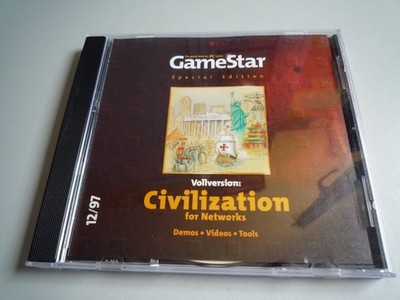 Sid Meiers CIVILIZATION for Networks - PC Spiel - GameStar 12/1997 CD-ROM