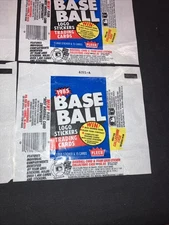1985 FLEER BASEBALL EMPTY WAX PACK Wrapper Lot Of 15 Check Description