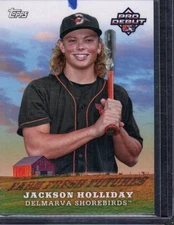 2023 Topps Pro Debut #FF-1 Jackson Holliday Farm Fresh Futures