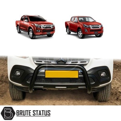 Isuzu D-Max 2012-2021 Bull Bar Matt Schwarz (Nudge Bumper Guard City Bar)