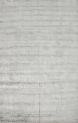 Contemporary Textured Gray Area Rug 8x11 Hand-knotted for Modern Living Spaces