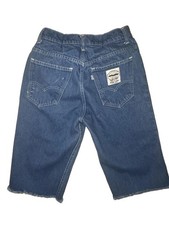 Vintage 90s Levi's Made In USA Cutoff Shorts High Waist Factory 16 Medium Wash