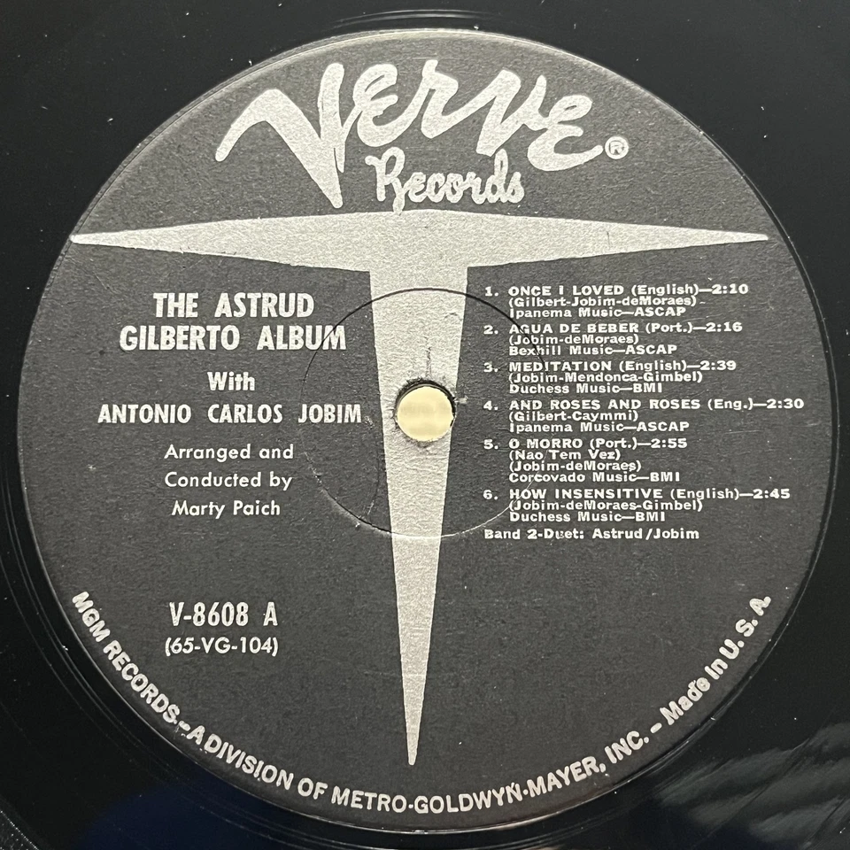 Джаз, латинский Astrud Gilberto - The Astrud Gilberto альбом Verve Records - Изображение 3 из 4