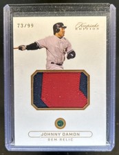 2024 Keepsake Johnny Damon Gem Relic Patch #73/99