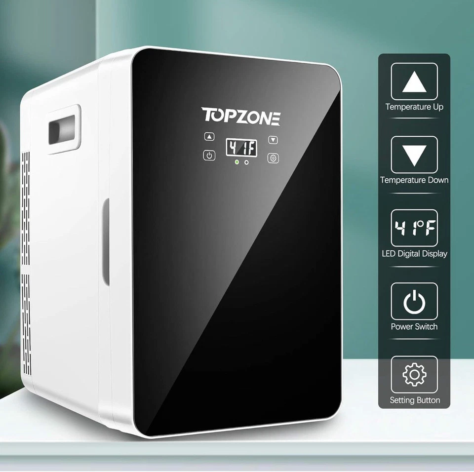 TOPZONE Portable Refrigerator, 2L Capacity, Solid, Chest Frost Free 1 Door WORKS - Image 2 of 4