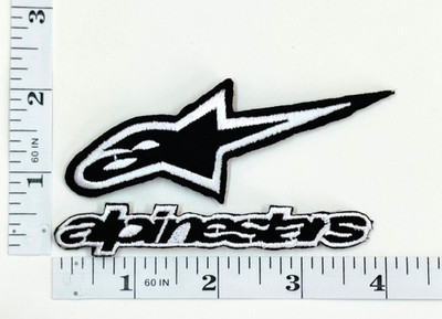 Embroidered 2-Patch Set - Racing - F1 - Motorcycles - Rally - GT - Alpinestars