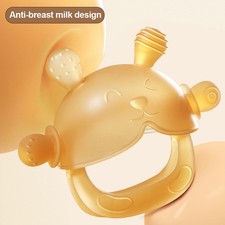 Silicone Teether Silicone Toddler Chew Toys Sensory Toys Anti Drop Wrist Hand