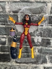 Marvel Legends Infinite Series Spider-Woman Thanos BAF New Out Of Damaged Box
