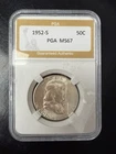 1952-S ~ Franklin Silver Half Dollar ~ Beautiful Coin!