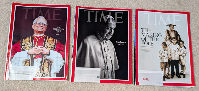 Time Pope Francis, American Pope Leo XIV, May 2025, Making of the Pope, July