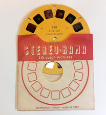 STEREO-RAMA 3D COLOR PICTURES - 128 PIN-UP ITALIAN BEAUTIES - 1960ca - DISCHETTO
