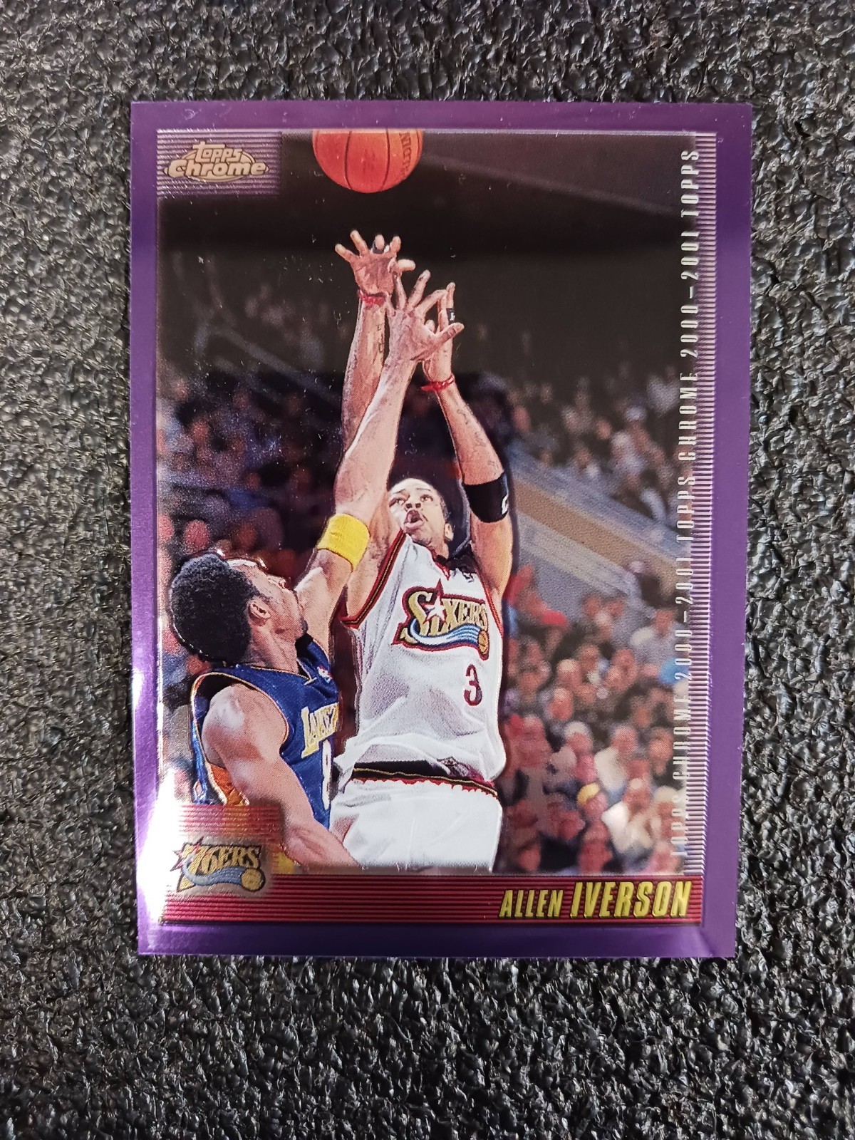 2001 Topps Chrome Allen Iverson With Kobe #93