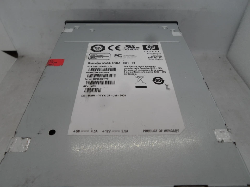 SUN Oracle StorageTek LTO4 FC Bare Tape Drive 1000521-04 PD098H#704 F/W H65S/EML - Image 3 of 4