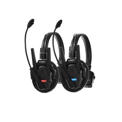 SYNCO XTalk Pro2 XPro X2 2.4GHz Wireless Headset Xpro2, Black, Brown 