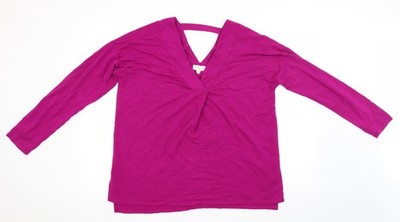 Cupio Damen lila Basic T-Shirt Größe L