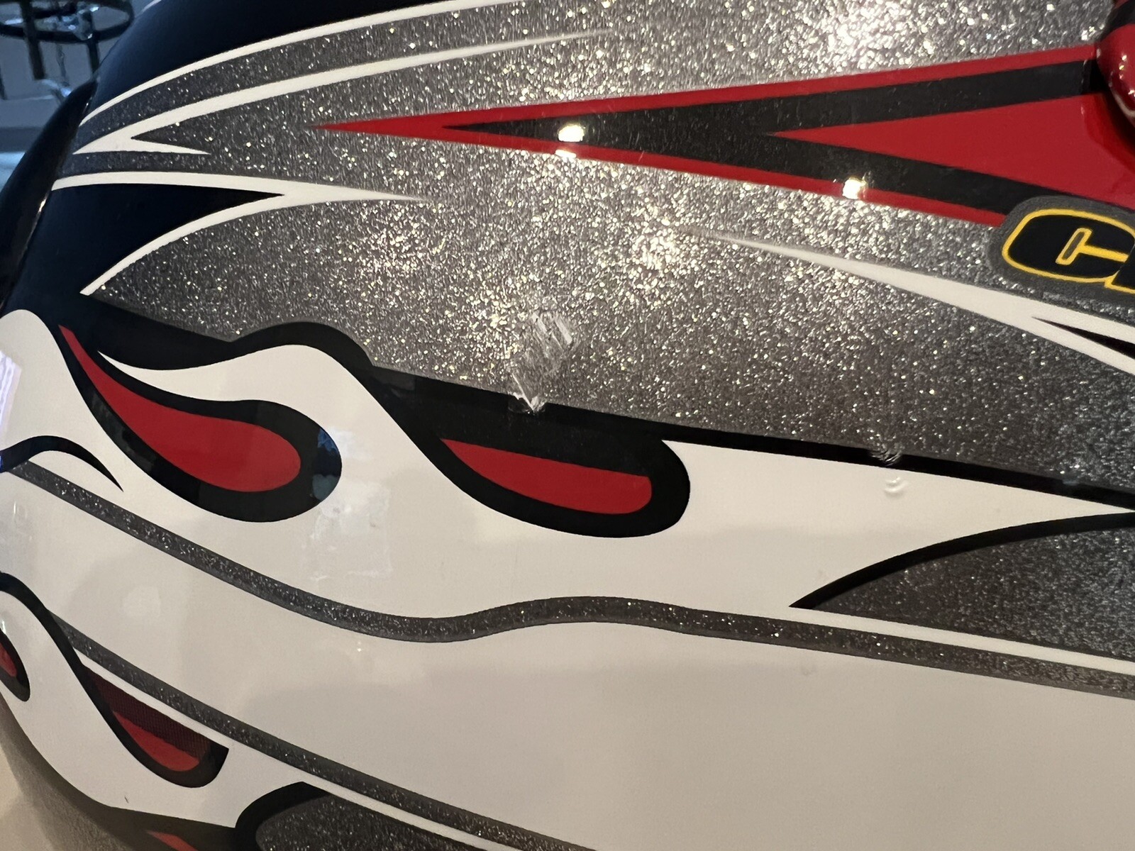 HJC CLX4 Vapor Helmet Large black white silver red eBay