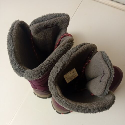 Mountain Warehouse Winter Snow Walking Boots Faux Fur lined size 5 Womens Isodry - Picture 6 of 13