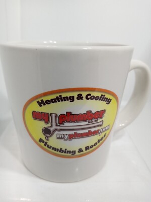 MY PLUMBER COFFEE MUG. MY PLUMBER.COM MUG. MY PLUMBER HEATING & COOLING Mug.B321