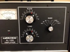 Ameritron Linear Amplifier Panel Overlay for AL-82, AL-1200, and AL-1500. New.