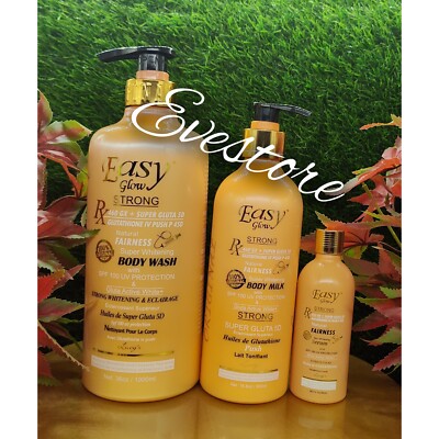 Easy Glow Natural Fairness Active White Body Lotion X1 + Serum + Shower Gel 3in1