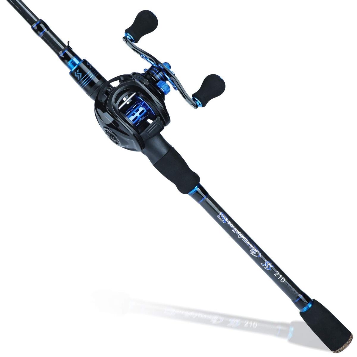 Sougayilang Baitcaster Combo Fishing Rod and Reel Combo, Ultra Light  Baitcast