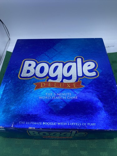 Vintage Boggle Deluxe The 3 Minute Word Search Game Ultimate 1997 - Picture 2 of 5