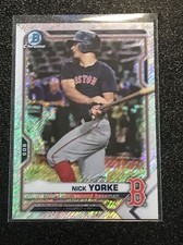 Nick Yorke 2021 Bowman Chrome Shimmer Refractor #BCP-243 Boston Red Sox