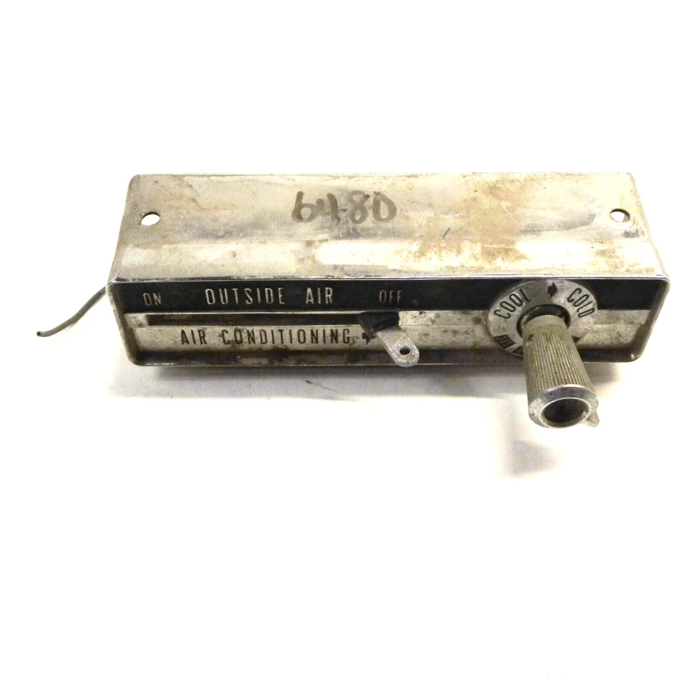 AMC Rambler Ambassador 1964 1965 #3520768 unidad de control de calefacción con aire acondicionado usado de colección Foto 4 de 4