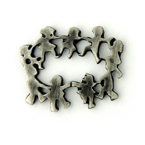 J15 - Circle of Children Lapel Pin - 第 2/7 張圖片
