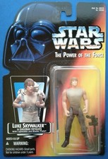 Star Wars POTF Luke Skywalker in Dagobah Fatigues  Color Photo Red Card