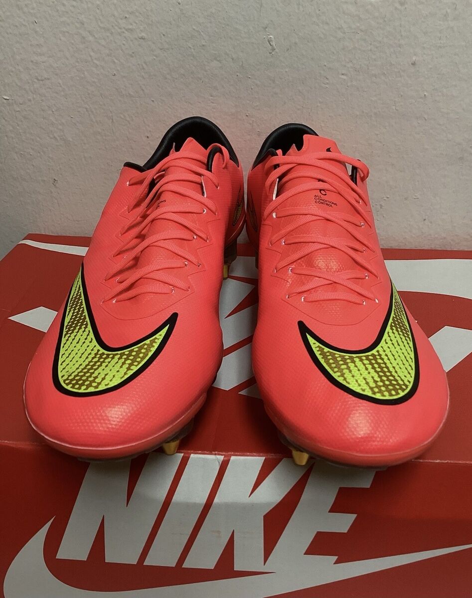 NIKE MERCURIAL VAPOR X SG-PRO (BRIGHT MANGO) SOCCER SHOSE NIKE MERCURIAL VAPOR X SG-PRO (BRIGHT MANGO) SOCCER SHOSE