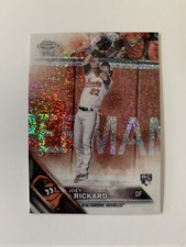 2016 Topps Update Chrome Holiday Mega Box HMT6 Joey Rickard Rookie RC Orioles