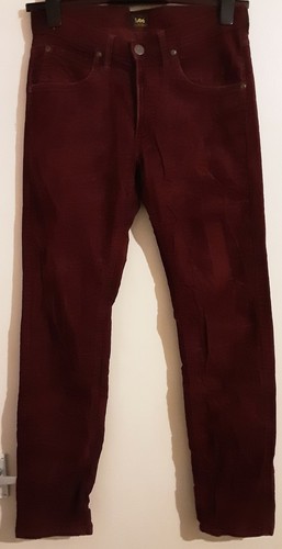 T40-lee CORDUROY TROUSERS COTTON FORMAL CASUAL SMART, W29/l32 - Picture 2 of 24