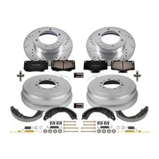 Powerstop K15212dk Z23 Daily Driver Carbon-ceramic Pads, Drilled + Slotted Rotor