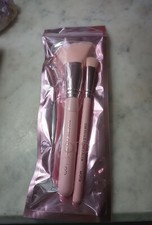 MOTD COSMETICS Makeup Brush Set 2 pc Pink Concealer Bronzer VeganCruelty Free