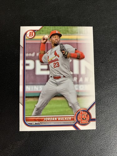 Jordan Walker #BD-36 2022 Bowman Draft card