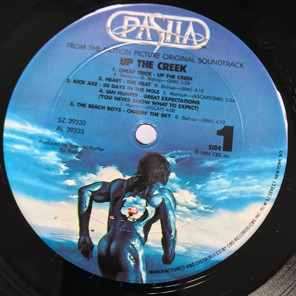 Up The Creek Soundtrack Vinyl LP Comp - Cheap Trick, Shooting Star, Kick Axe - Image 4 of 4