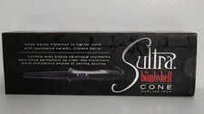 Sultra The Bombshell Rod Clipless Curling Iron, Oval or Cone Shaped, with Pro...