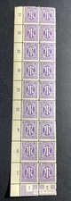 Germany Allied Post #3N2. 3 pf Corner Plate Block of 18. MNH