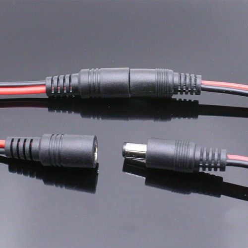 18AWG 22AWG 5.5x2.1mm Male Female DC Power Socket Jack Plug Connector Cable Wire - Picture 8 of 16