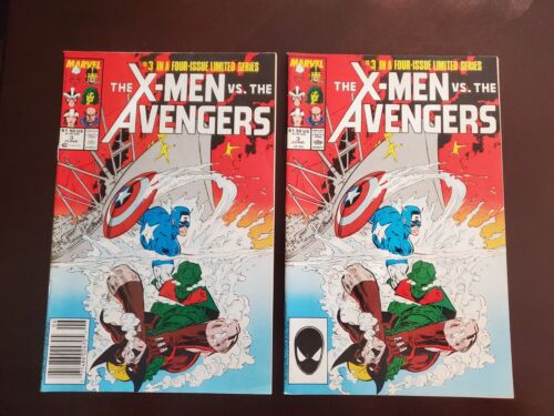 X-MEN VS. AVENGERS #3 1987 F/VF NEWSTAND & DIRECT EDITIONS - Picture 1 of 12